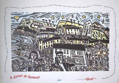A picture of 'Poster A Gymri di Gymru' 
                              by Robat Gruffudd