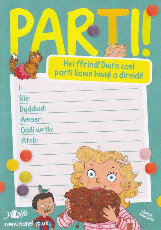 A picture of 'Gwahoddiadau Parti Na, Nel!' 
                              by Meleri Wyn James