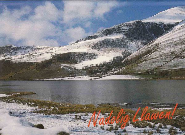 A picture of 'Tal-y-llyn, Meirionydd: Cymru'r Nadolig gan Ron Davies' 
                              by 