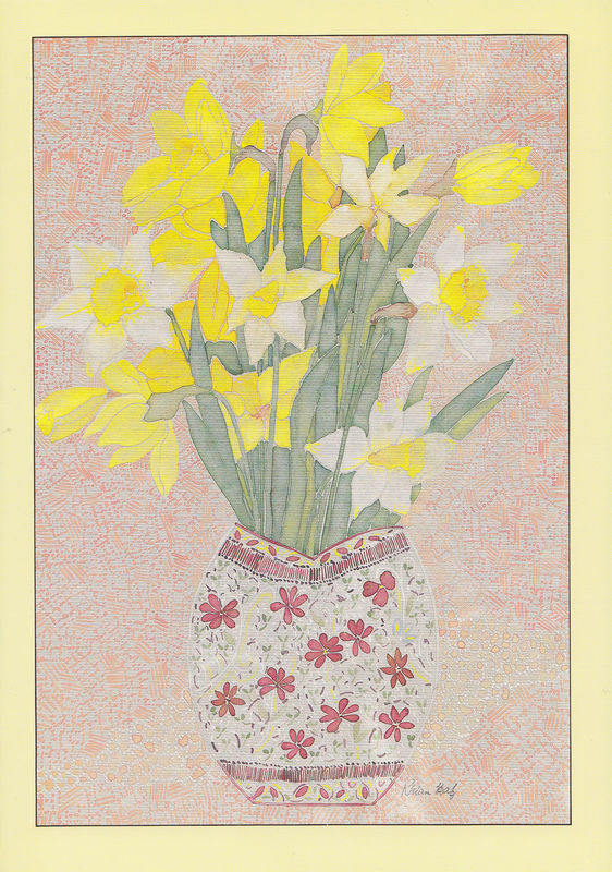 A picture of 'Cerdyn Cennin Pedr – Dymuniadau Gorau' 
                              by 