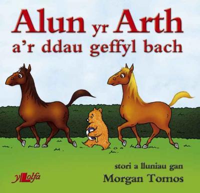 A picture of 'Alun yr Arth a'r ddau geffyl bach' 
                              by Morgan Tomos