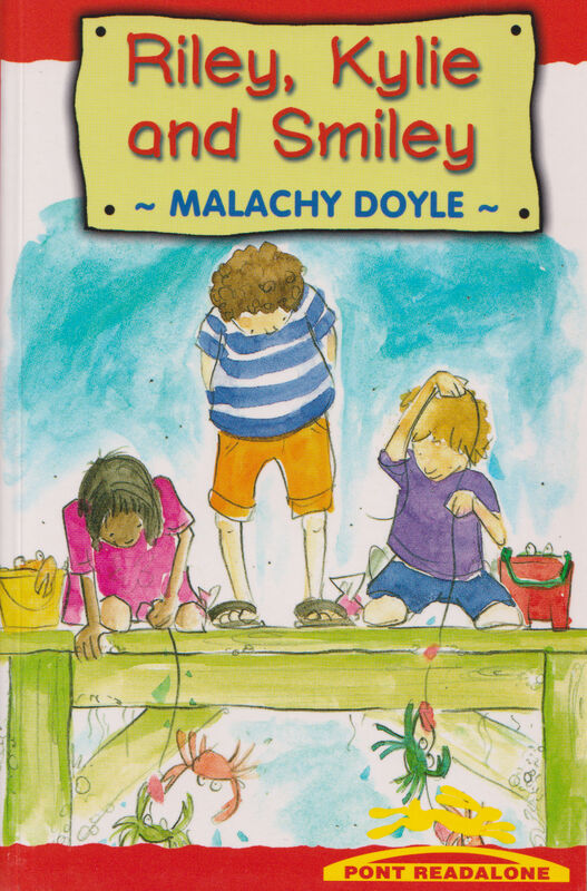 A picture of 'Pont Readalone: Riley, Kylie and Smiley' 
                              by Malachy Doyle