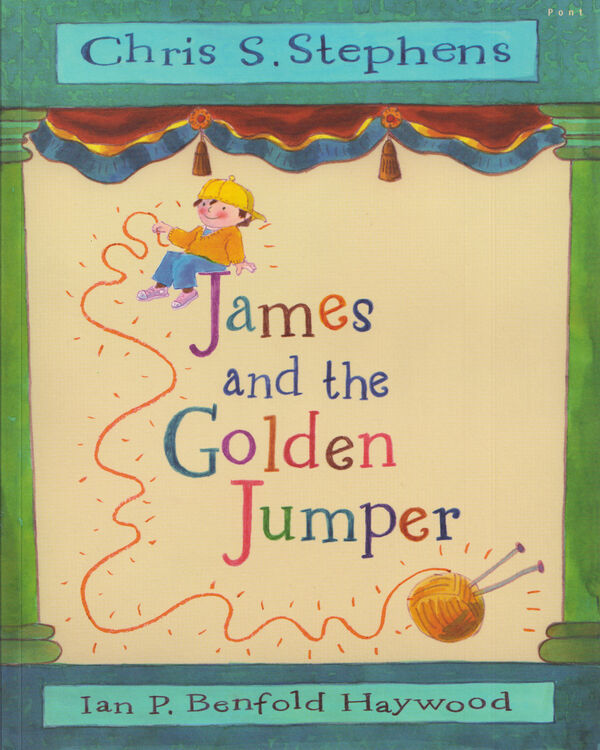 A picture of 'James and the Golden Jumper' 
                              by Chris S. Stephens