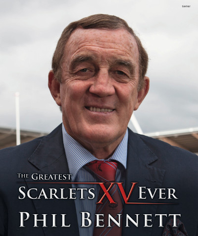 A picture of 'The Greatest Scarlets XV Ever' 
                              by Phil Bennett, Alun Wyn Bevan