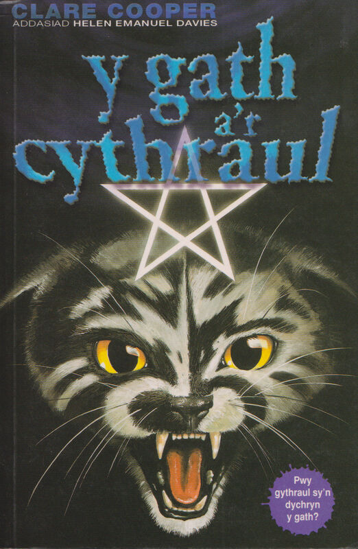 A picture of 'Cyfres Gwaed Oer: Y Gath a'r Cythraul' 
                              by Clare Cooper
